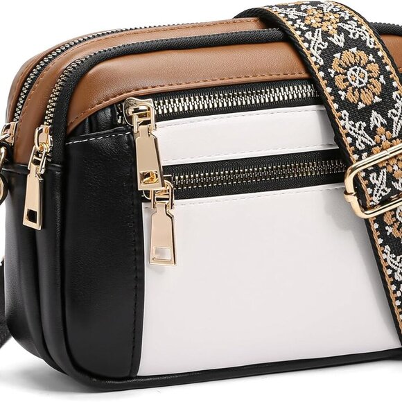 Crossbody Purses for Women Small Crossbody Bags Vegan Leather Trendy Shoulder Ha - Picture 1 of 7